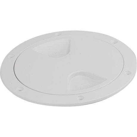 Sea-Dog Screw-Out Deck Plate - White - 4" - Kesper Supply