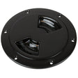 Sea-Dog Smooth Quarter Turn Deck Plate - Black - 5" - Kesper Supply