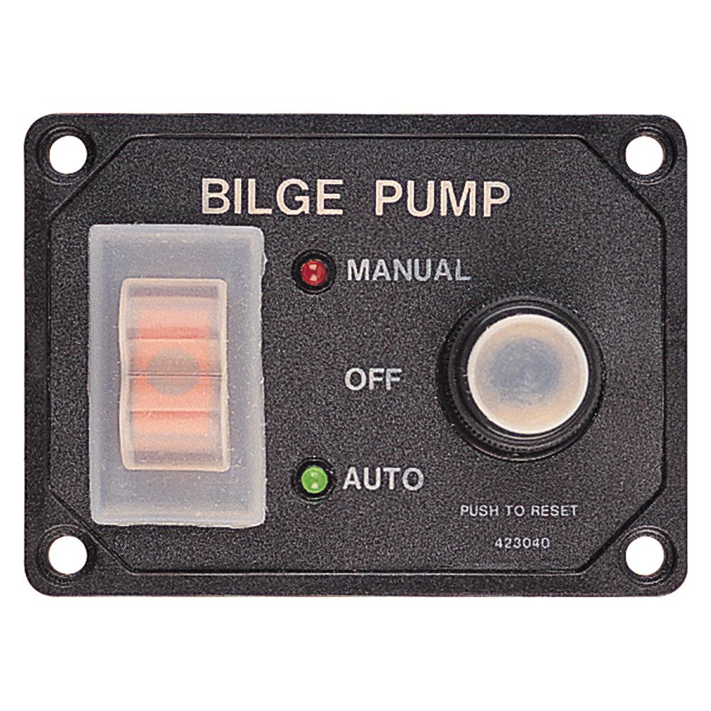 Sea-Dog Splash Guard Bilge Pump Panel w/Circuit - Kesper Supply