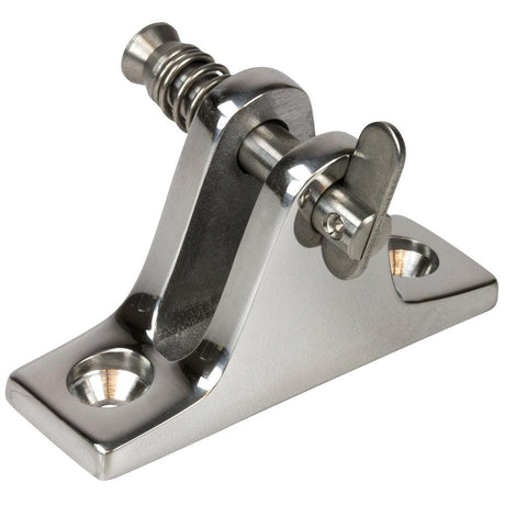 Sea-Dog Stainless Steel Angle Base Deck Hinge - Removable Pin - Kesper Supply
