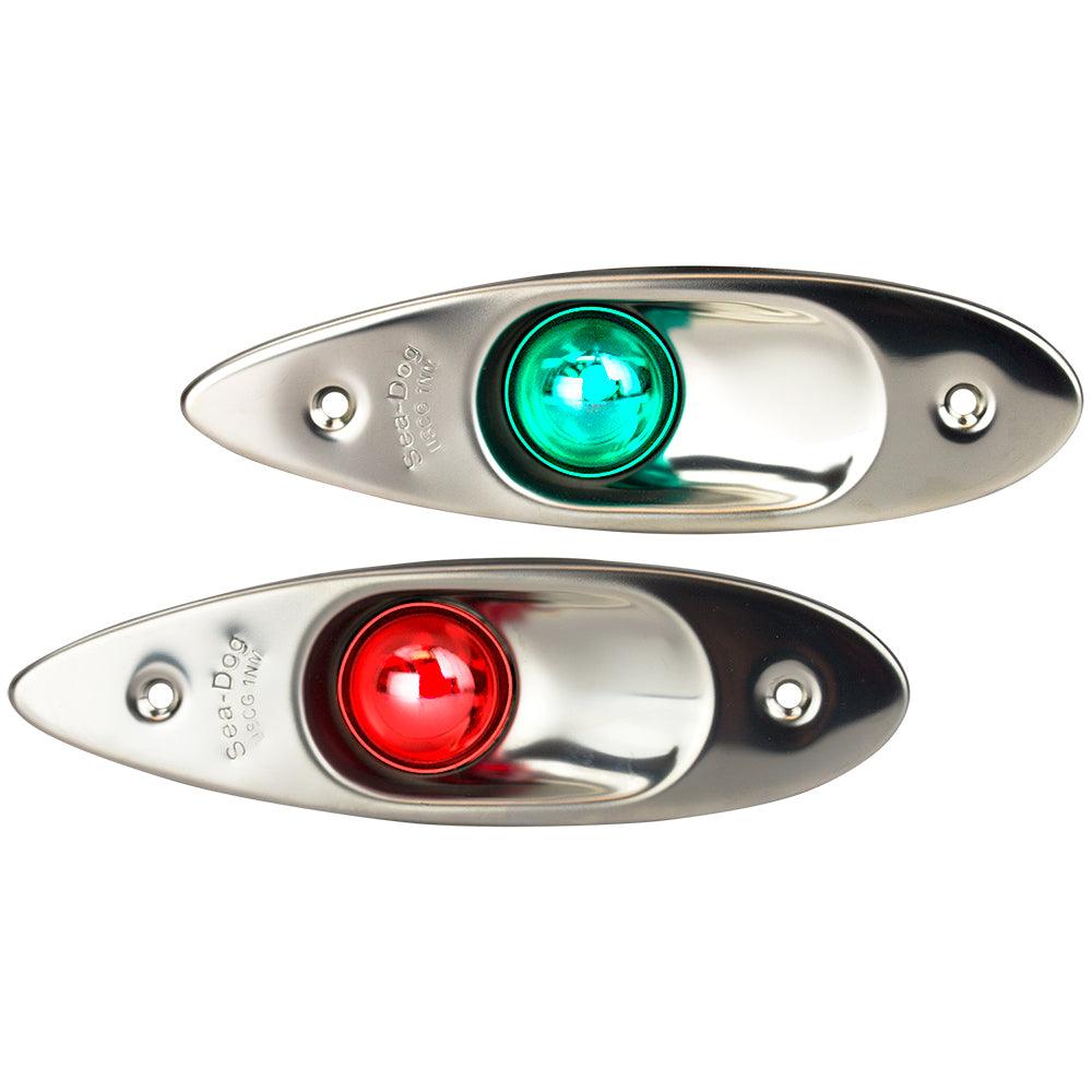 Sea-Dog Stainless Steel Flush Mount LED Side Lights - Kesper Supply