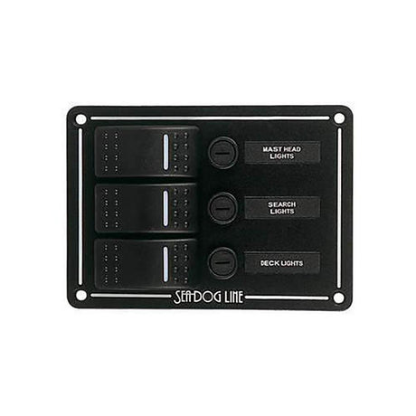 Sea-Dog Switch Panel 3 Circuit - Kesper Supply