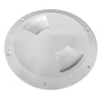 Sea-Dog Textured Quarter Turn Deck Plate - White - 6" - Kesper Supply