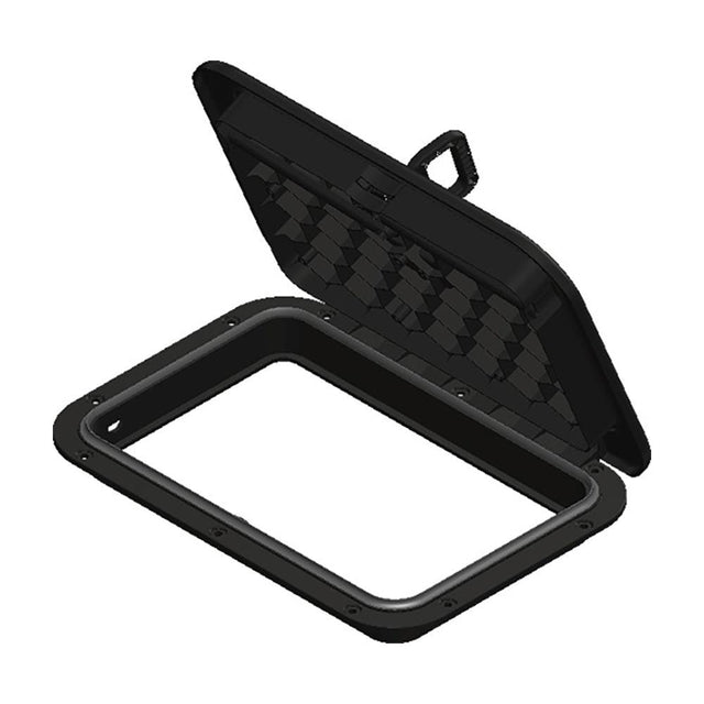 Sea-Dog Triple Lock Rectangular Marine Hatch - 10" x 14" - Black - Kesper Supply