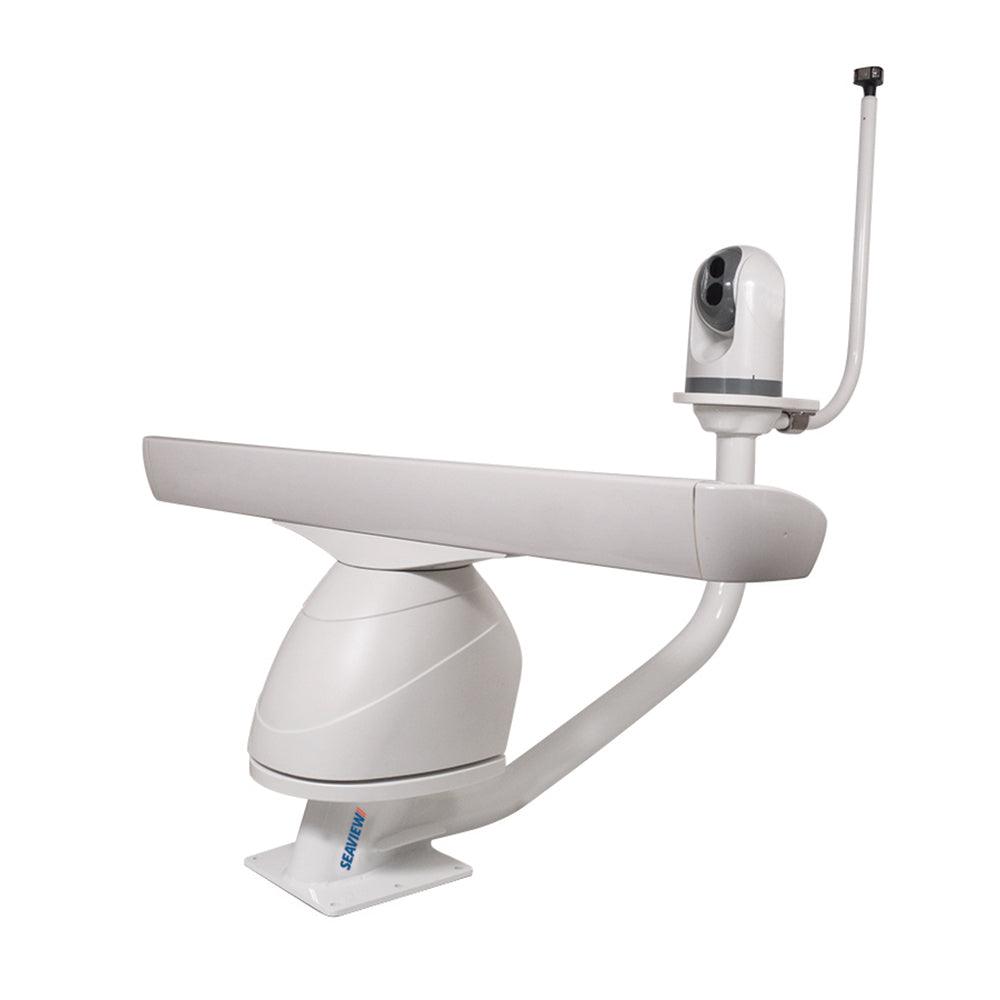 Seaview Dual Mount AFT Leaning f/Closed or Open Array Radars & Satdomes or Cameras - Kesper Supply