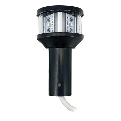 Seaview Round LED Combo Masthead - Black - All Round Light Bar Top - Kesper Supply