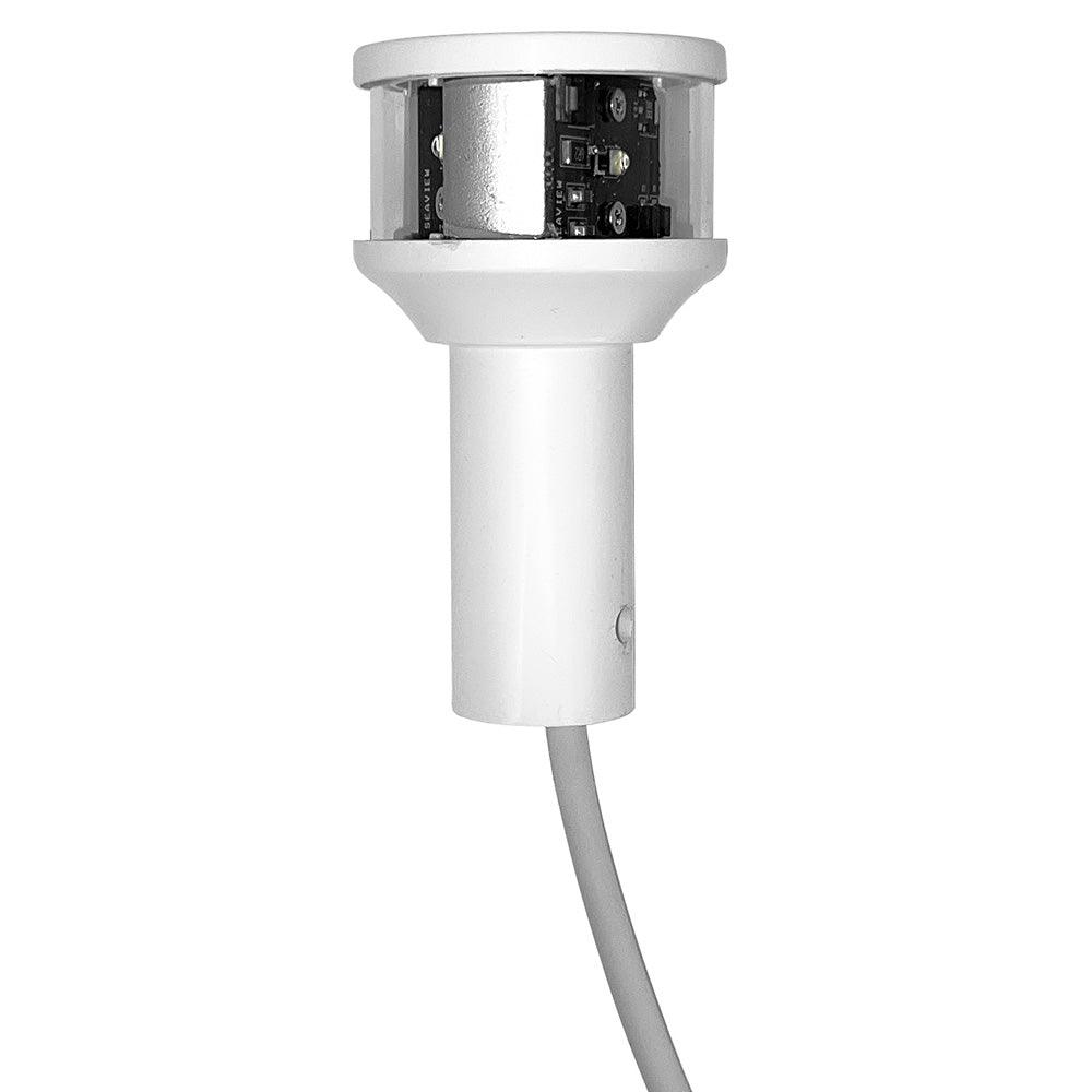 Seaview Round LED Combo Masthead - White - All Round - Light Bar Top - Kesper Supply