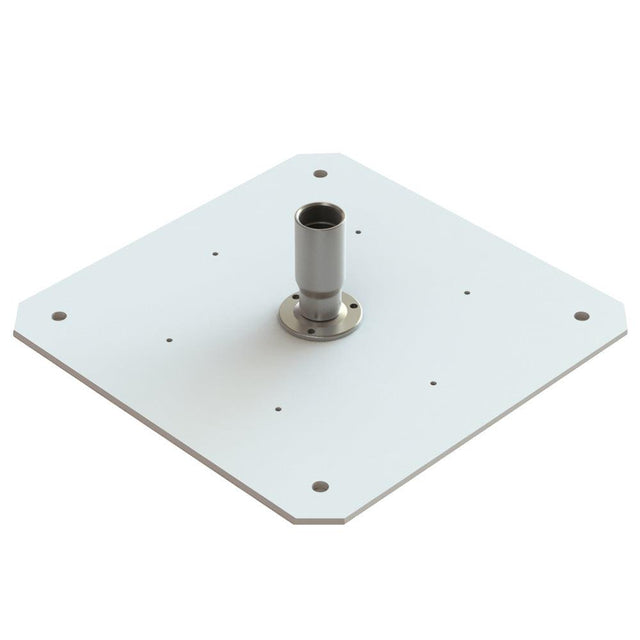 Seaview Starlink Adapter Plate f/24" KVH Domes w/Starlink Stainless Steel 1"-14 Threaded Adapter & Stainless Steel Fixed Base - Kesper Supply