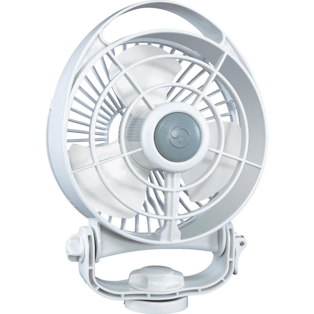 SEEKR by Caframo Bora 748 12V 3-Speed 6" Marine Fan - White - Kesper Supply