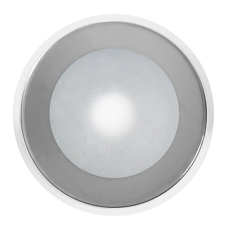 Shadow-Caster DLX Series Down Light - White Housing - RGB - Chrome Bezel - Kesper Supply