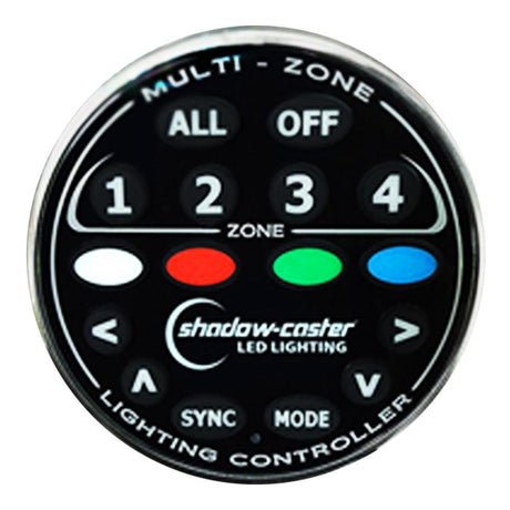 Shadow-Caster Round Zone Controller 4 Channel Remote f/MZ-LC or SCM-LC - Kesper Supply