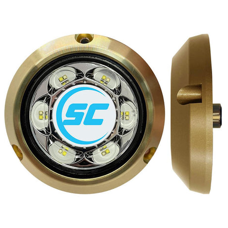 Shadow-Caster SC3 Series Blue/White Bronze Surface Mount Underwater Light - Kesper Supply