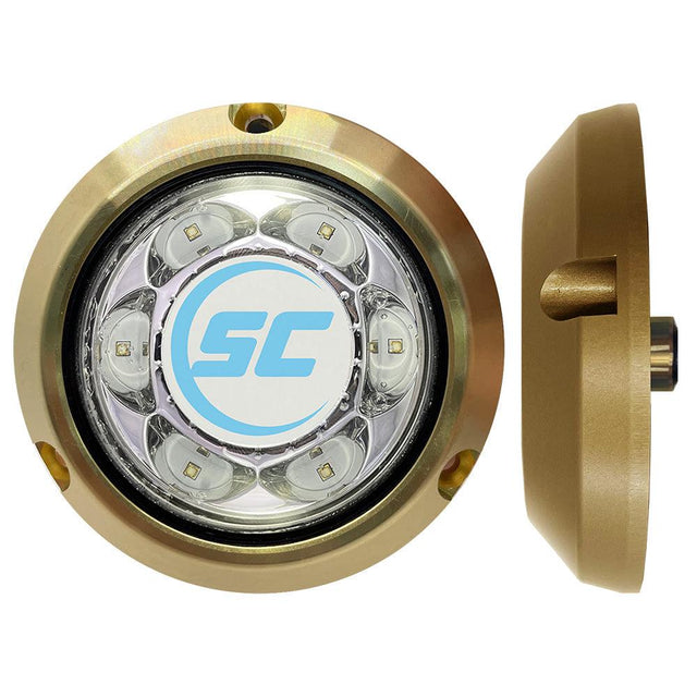 Shadow-Caster SC3 Series Great White Bronze Surface Mount Underwater Light - Kesper Supply