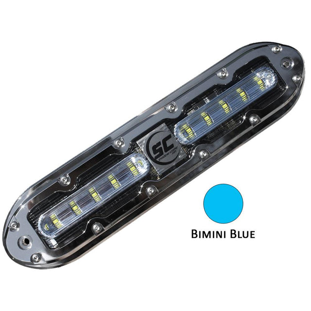 Shadow-Caster SCM-10 LED Underwater Light w/20' Cable - 316 SS Housing - Bimini Blue - Kesper Supply