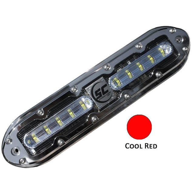 Shadow-Caster SCM-10 LED Underwater Light w/20' Cable - 316 SS Housing - Cool Red - Kesper Supply