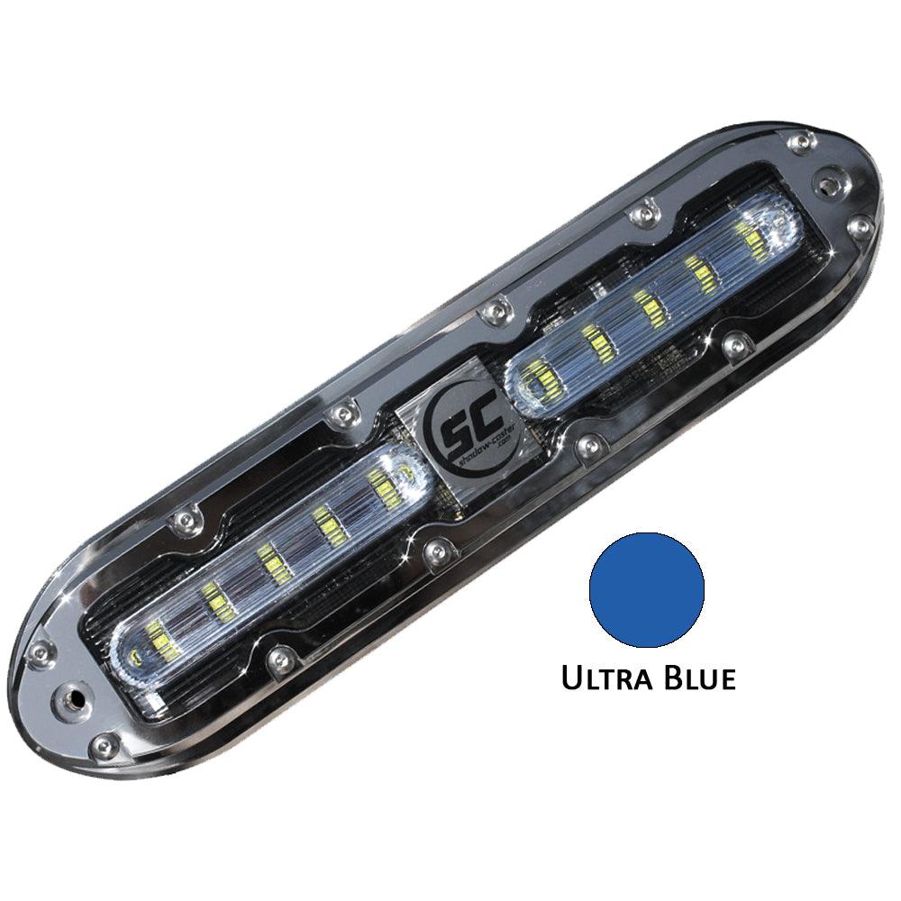 Shadow-Caster SCM-10 LED Underwater Light w/20' Cable - 316 SS Housing - Ultra Blue - Kesper Supply