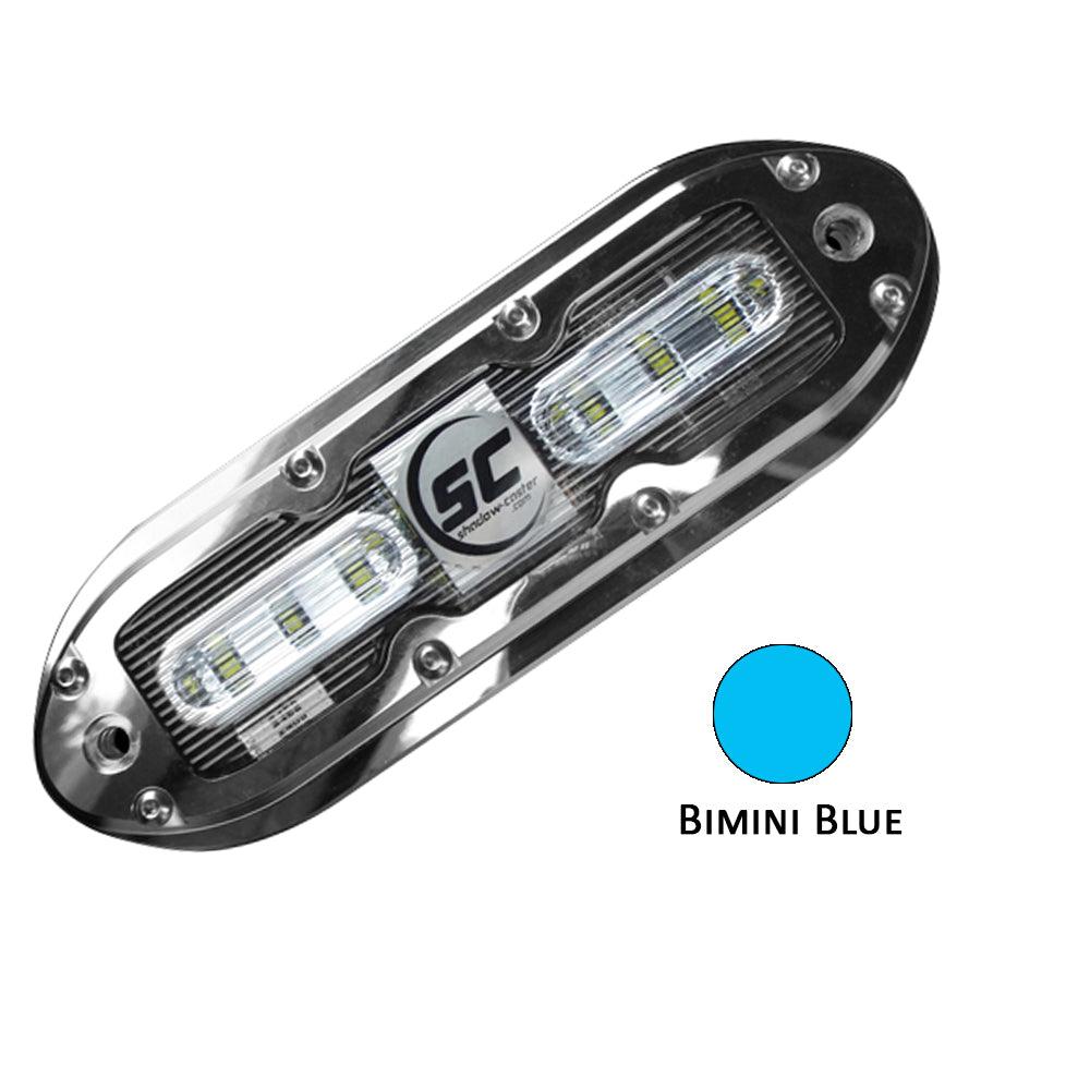 Shadow-Caster SCM-6 LED Underwater Light w/20' Cable - 316 SS Housing - Bimini Blue - Kesper Supply