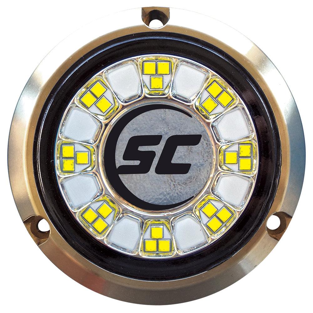 Shadow-Caster SCR-24 Bronze Underwater Light - 24 LEDs - Great White - Kesper Supply