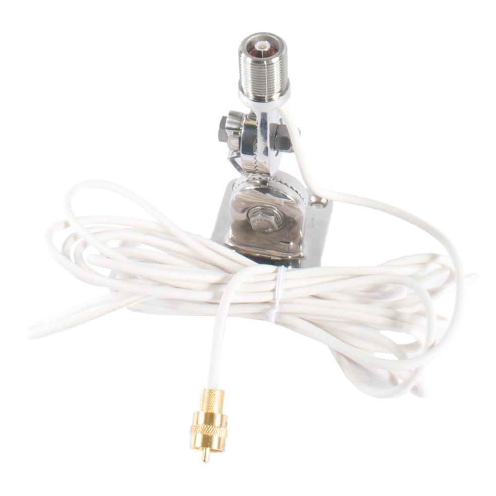 Shakespeare Quick Connect SS Mount w/Cable f/Quick Connect Antenna - Kesper Supply