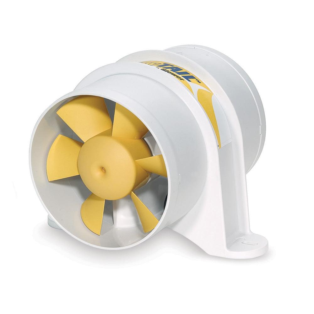 Shurflo by Pentair YELLOWTAIL 4" Marine Blower - 12 VDC, 215 CFM - Kesper Supply