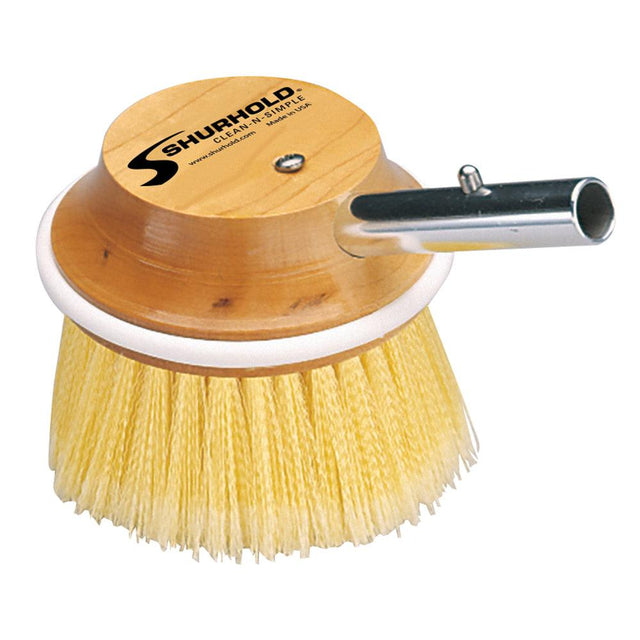 Shurhold 5" Round Polystyrene Soft Brush f/ Windows, Hulls, & Wheels - Kesper Supply