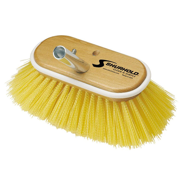 Shurhold 6" Polystyrene Medium Bristle Deck Brush - Kesper Supply