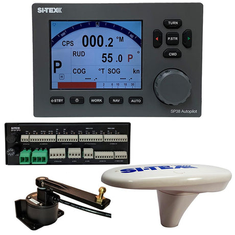 SI-TEX SP38-18 Autopilot Core Pack Including Compact GPS Compass & RotaryFeedback, No Pump - Kesper Supply