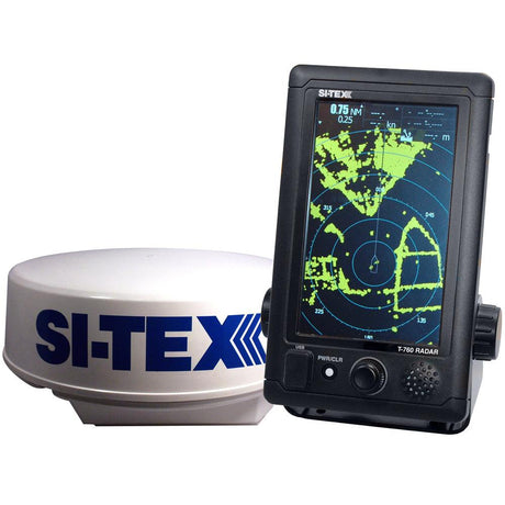 SI-TEX T-760 Compact Color Radar w/4kW 18" Dome - 7" Touchscreen - Kesper Supply