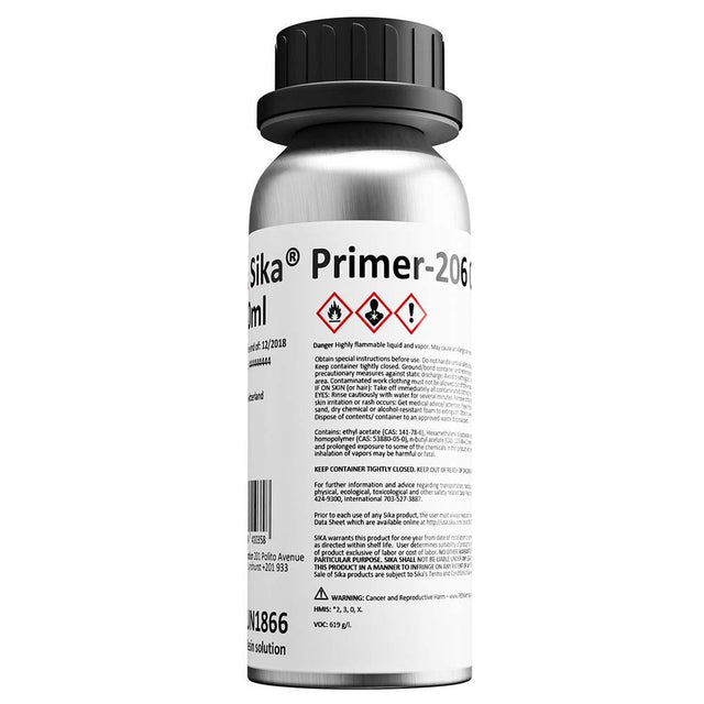 Sika Primer-206 G+P Black 1L Bottle - Kesper Supply
