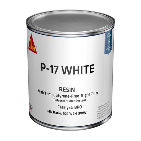 Sika SikaBiresin AP017 White Base Quart Can BPO Hardener Required - Kesper Supply