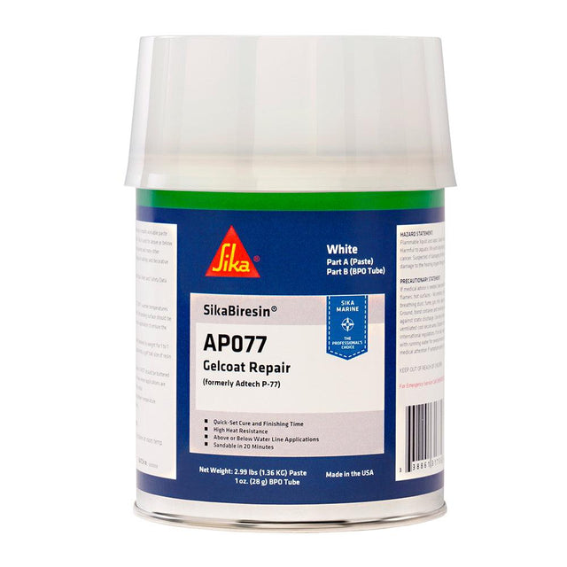 Sika SikaBiresin AP077 + BPO Cream Hardener - White - Quart - Kesper Supply