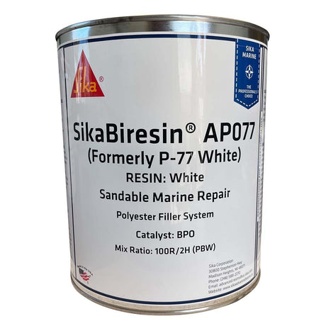 Sika SikaBiresin AP077 White Gallon BPO Hardener Required - Kesper Supply