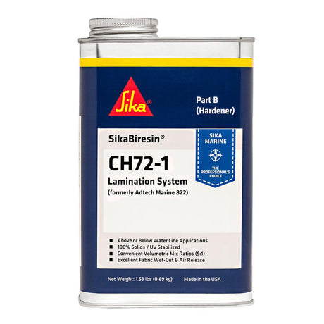 Sika SikaBiresin CH72-1 Fast Cure - Pale Amber - Quart - Kesper Supply