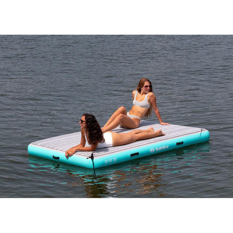 Solstice Watersports 8' x 5' Luxe Dock w/Traction Pad & Ladder - Kesper Supply