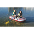 Solstice Watersports Voyager 2-Person Inflatable Boat Kit w/Oars & Pump - Kesper Supply