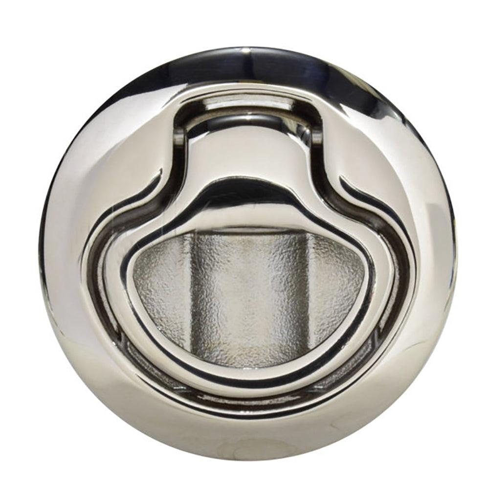 Southco Flush Pull Latch Pull to Open - Non-Locking - Polished Stainless Steel - Kesper Supply