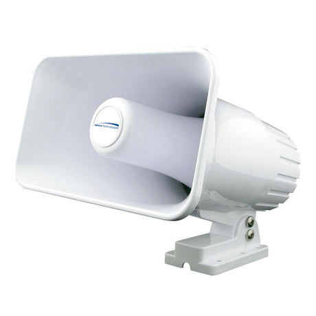 Speco 4" x 6" Weatherproof PA Speaker Horn - White - Kesper Supply