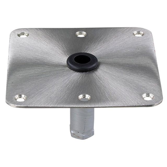 Springfield KingPin 7" x 7" Stainless Steel Square Base (Threaded) - Kesper Supply