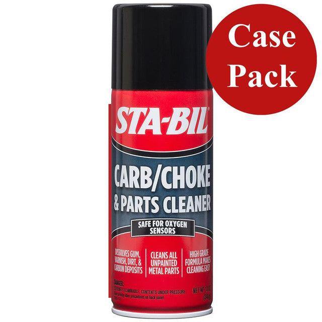 STA-BIL Carb Choke & Parts Cleaner - 12.5oz *Case of 12* - Kesper Supply