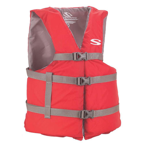 Stearns Classic Series Adult Universal Life Jacket - Red - Kesper Supply