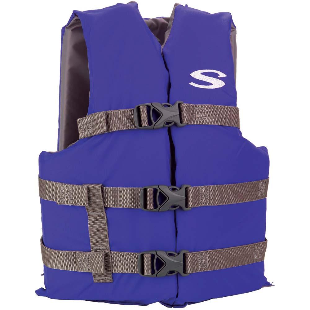 Stearns Youth Classic Vest Life Jacket - 50-90lbs - Blue/Grey - Kesper Supply