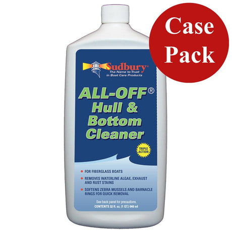 Sudbury All-Off Hull/Bottom Cleaner - 32oz *Case of 12* - Kesper Supply