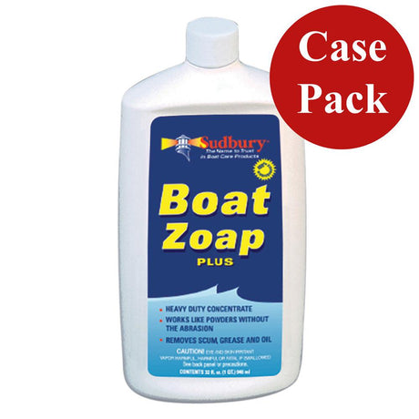 Sudbury Boat Zoap Plus - Quart - *Case of 12* - Kesper Supply