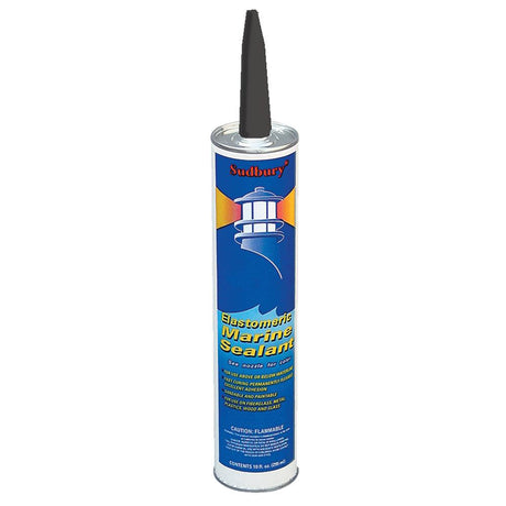 Sudbury Elastomeric Marine Sealant - 10oz Cartridge - Black - Kesper Supply