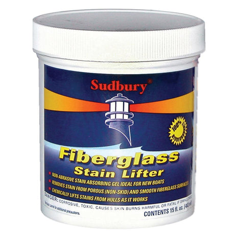 Sudbury Fiberglass Stain Lifter - Pint (16oz) - Kesper Supply