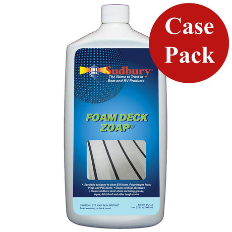 Sudbury Foam Deck Zoap Cleaner - 32oz *Case of 6* - Kesper Supply