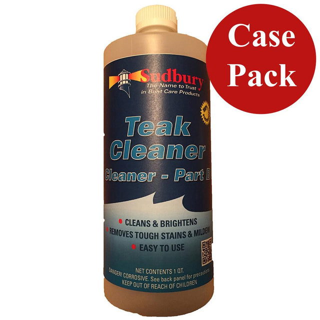 Sudbury Sudbury Teak Cleaner Part B - Quart - *Case of 12* - Kesper Supply