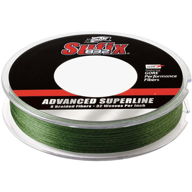 Sufix 832 Advanced Superline Braid - 10lb - Low-Vis Green - 300 yds - Kesper Supply