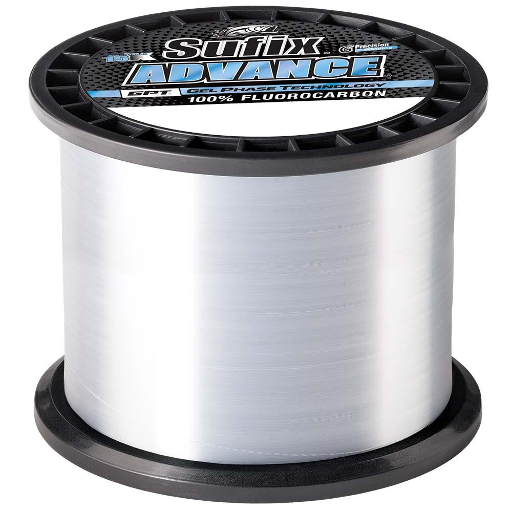 Sufix Advance Fluorocarbon - 12lb - Clear - 1200 yds - Kesper Supply