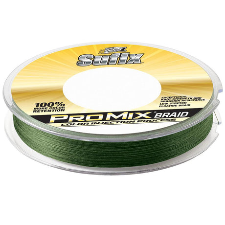 Sufix ProMix Braid - 10lb - Low-Vis Green - 300 yds - Kesper Supply